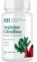 MICHAEL 'S zdravie Naturopatické programy Arginín Citrulín - 90 Tablety - zvyšuje oxid dusnatý - s organickým koreňom repy - 30 Slúži