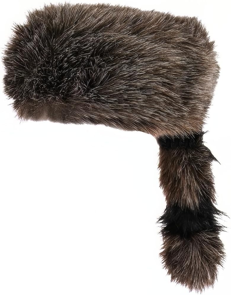 Rhode Island Novelty Raccoon chvostový klobúk, jeden za poriadok