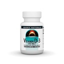 Zdroj Naturals Vitamín D-3 Rýchle roztopenie, podporuje Bone & Immune Health* - Black Cherry Peach Plavor - 120 Rýchle roztopené tablety