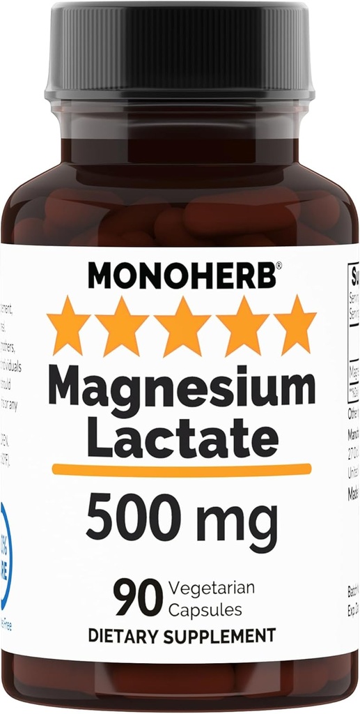 Laktát horečnatý 500 mg - 90 Vegetariánska kapsula