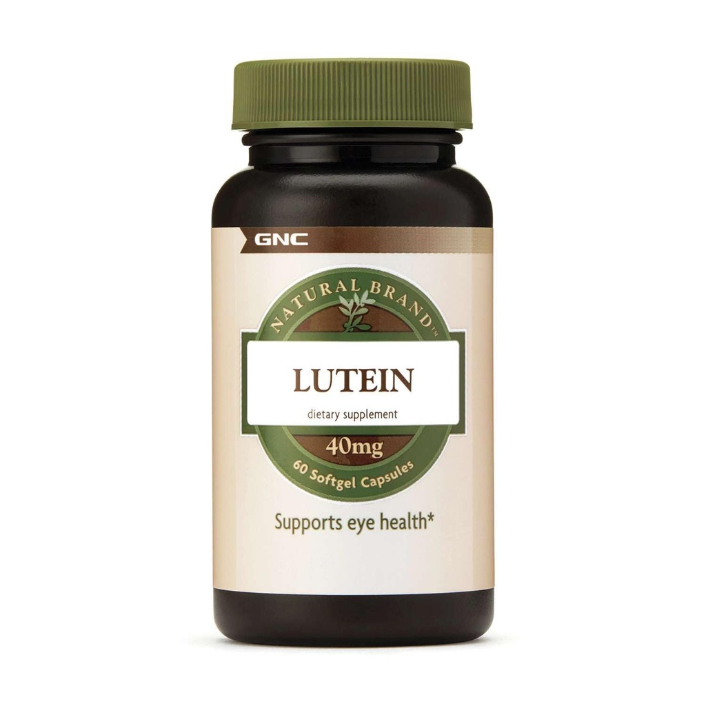 GNC Lutein 40mg, podporuje zdravie očí, 60 Softgels