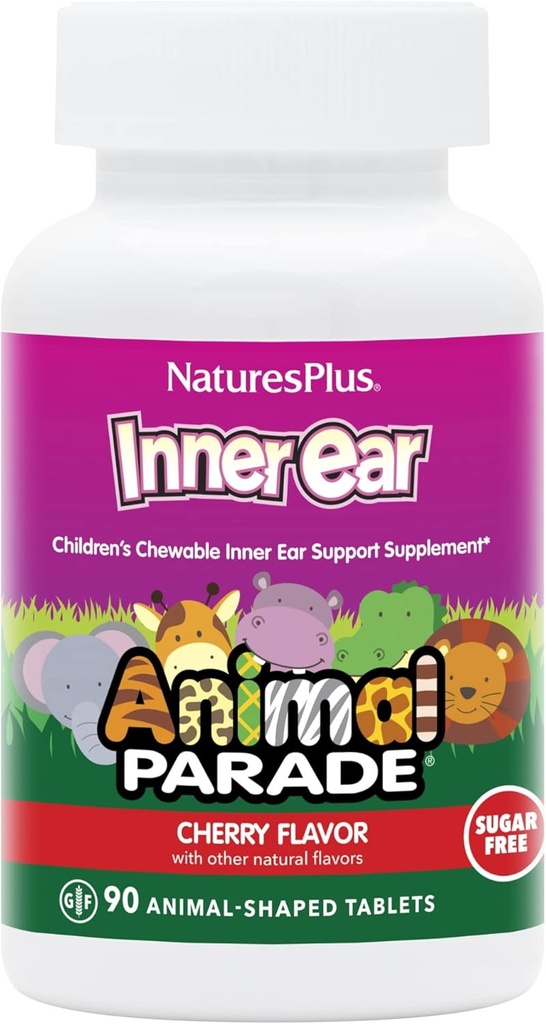 Natures Plus Animal Parade Inner Ear Support Children