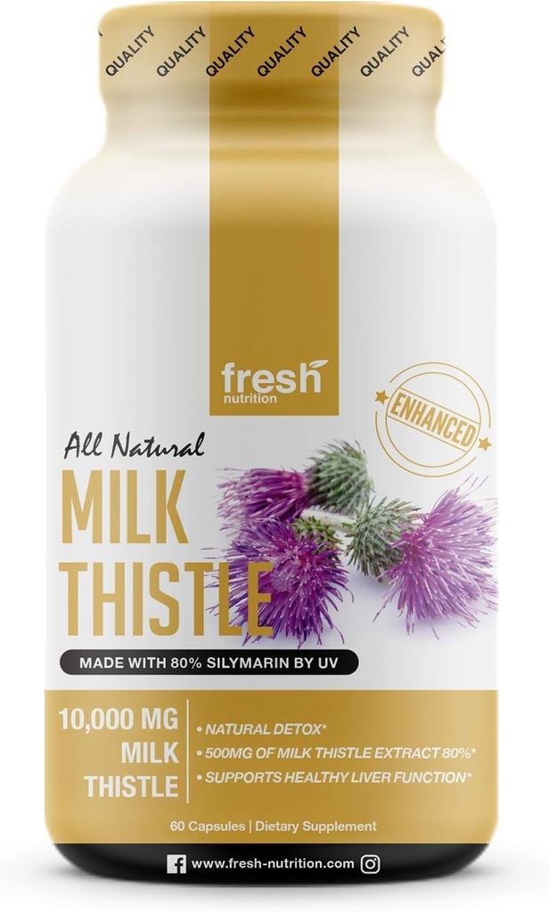 Fresh Nutrition Milk Thisttle Capsules (10 000 mg)