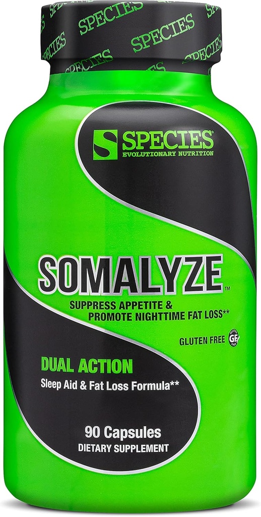 Druhy Nutrition Somalyze Stimulant Free, Apetite Supressant s GABA a Melatonin, Gluten Free Caps, 90 Kapsule