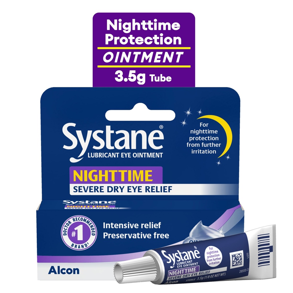 Systane Nighttime Lubricant Eye Masť 3,5 g Tuba