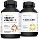 SMARTERNUTITION Curcumin - Potencie a absorpcie + Rastlinné-založené vitamín D3 Imunitná podpora s Vegánskym K2 komplexom