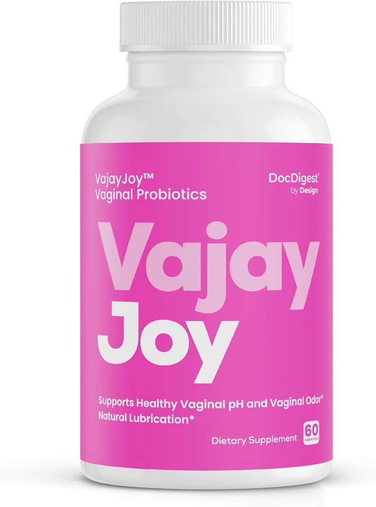 VajayJoy pH Balance Pills -Womens Vaginal Probiotic for pH Regulation, klinicky preukázané, že obnoviť pH rovnováhu a Natual Mazanie znižuje BV, kvasinkové infekcie a zápach