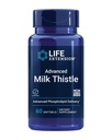 Life Extension Advanced Milk Thitle, Silymarin, Silybin, fosfolipidy, Podporuje zdravú funkciu pečene, Gluten-free, non-GMO, 60 softgels