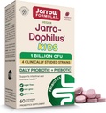 Jarrow Formules® Jarro-Dophilus® Kids Probiotiká a prebiotiká, 1 miliarda CFU, doplnok pre intestinálnu a imunitnú podporu zdravia, 60 bezcukru Malinová chute tablety, 30 dní dodávky
