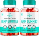 (2 balenia) Harmony Glow Gummies, Harmony Glow Hemp Gummies, Harmony Glow Supplement, Harmony Glow Natural Hemp, HarmonyGlow Hemp Gummies, Harmony Glow Multivitamínové Gummy, 60 Gummy po dobu 2 mesiacov