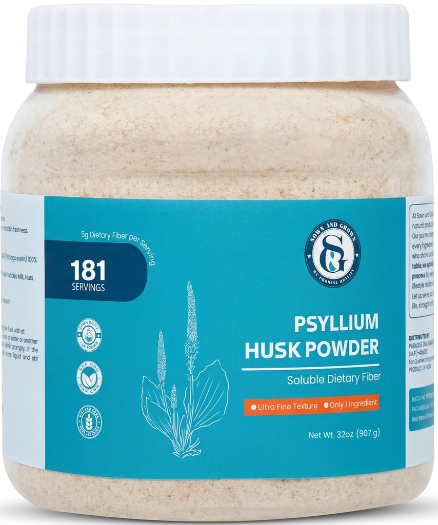 Psyllium Husk Powder- 2lb, 32oz 