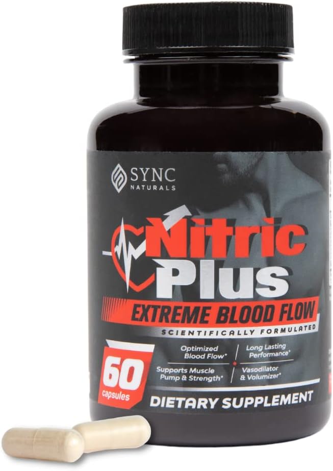 Nitric Plus- 800mg L Arginín- 400mg L Citrulín- Extra sila Nitric Oxide Pills 