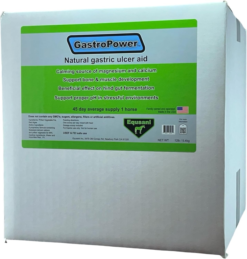 Equsani GastroPower Digestible Free Mastné kyseliny krmivo koncentrát pre kone