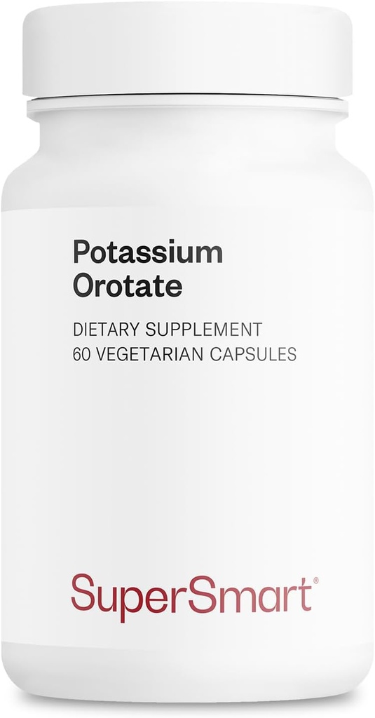 SuperSmart Draslík Orotát Doplnok 450 mg za deň (Enhanced Absorbtion) - Draslík s orotickou kyslosťou 