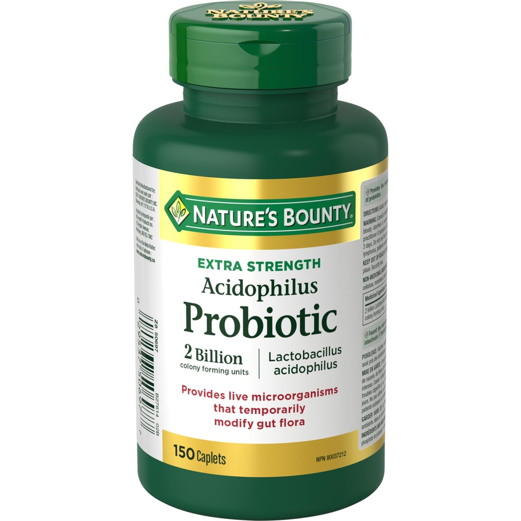 Nature's Bounty Acidophilus Probiotic 2 Miliarda, 150 caplets