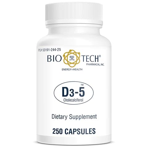 Bio-Tech Pharmacal D3-5 (5000 IU), 250 Kapsule 