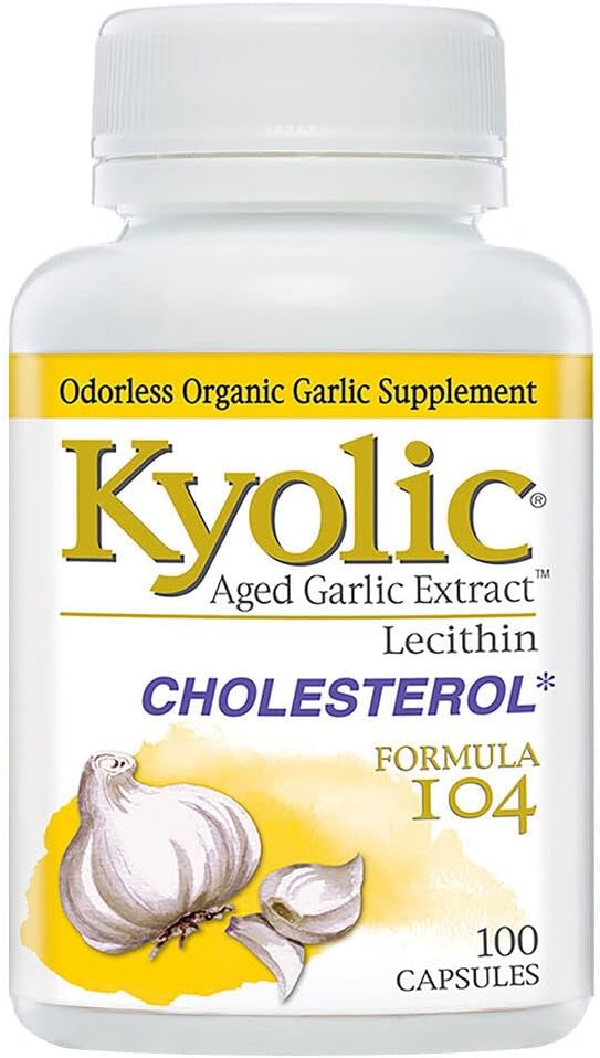 Kjolic Aged cesnak extrakt Cholesterol Formula 104-100 kapsuly