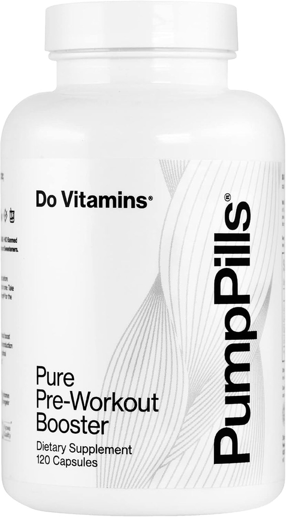 PumpaPills Doplnky k oxidu dusnatého pre mužov a ženy - L Citruline L Arginine Supplement - Stimulant Free Pre Cvičenie pilulky - Oxid dusnatý Booster - Vegan, Paleo, Keto (120 kapsule)
