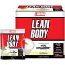 Labrada Lean Body MRP All-In-One Vanilla Strava Replacement Shake, 40g Protein, Srvátka Blend, 8g Zdravé tuky EFA & Fiber, 22 Vitamíny a minerály , Žiadna umelá farba, bez lepidla, (42 paketov)