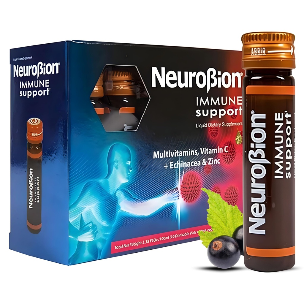 Neurobion Imunitná podpora Echinacea & Zinok 10 injekčných liekoviek x 10 ml