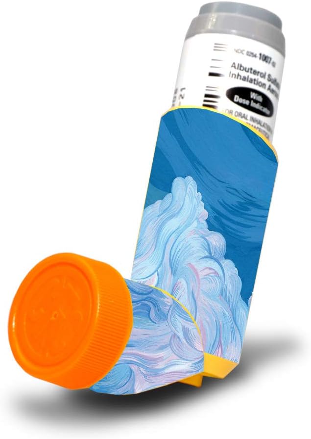 MightySkins Skin for Proventil HFA Astma Inhaler - kvapky 