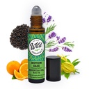 Divoké Essentials Motion Essential Oil Roll On, 10ml Motion Disease, Nauzea, Upset Žalúdok, Vertigo, Dizzy, Seasick, Carsick, Made with Organic Jojoba Oil, pripravený na použitie, Hydratačné, Všetky prírodné