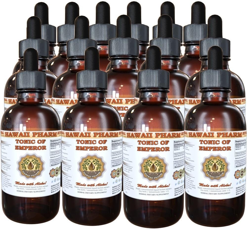 Shiitake, Maitake, Cordiceps, Reishi Liquid Extract, Organic Sused Shiitake, Maitake, Cordiceps, Reishi Tinture, Herbal Supplement, Hawaii Pharm, Made in USA, 15x4 fl.oz