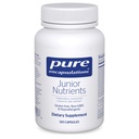 Čisté enkapsulácie Junior Nutrients - Multivitamíny pre deti a dospievajúcich - bez železa - s vápnikom, vitamínom D3 a vitamínom C - non-GMO a vegetariánom - 120 kapsúl