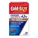 Cold-Eeze Plus prírodné zmiešané Berry Cold & Flu Zinok Lozenges, Multi-Symptom Relief, Homeopatické Cold Remedy, Znižuje dobu trvania Cold, Sambucus Nigra Relieve Cold & Flu príznaky, 25 Ct