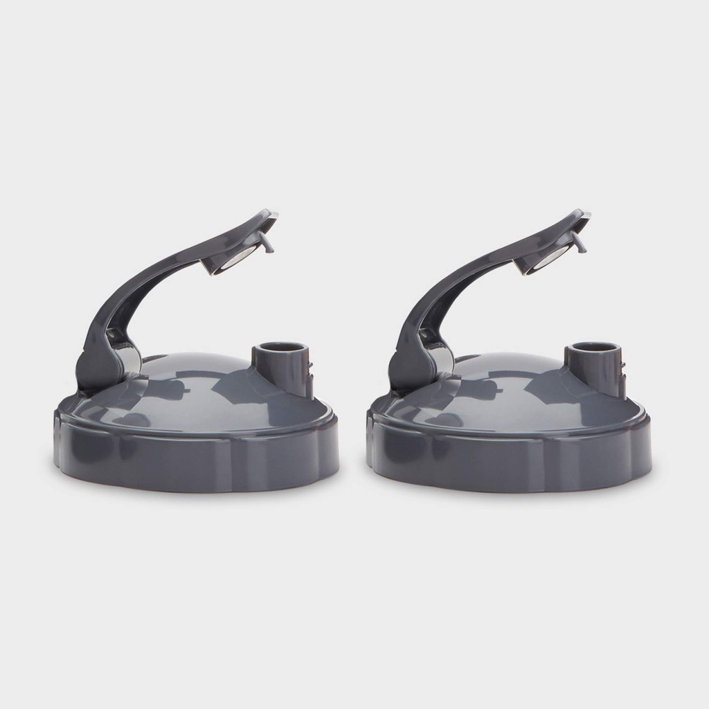NutriBullet Flip Top Go Lid (súprava z 2), Grey, .25 Lbs