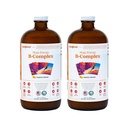 LIKVIDNÁ HEALTHA Mega Energy Metylated B- Complex, dospelý tekutý vitamín doplnok - zvýšenie energie, Relief Stres & Únava, Immune Support, Heart & Gut Health - Made in USA, Vegan, Bez cukru (2 balenia)