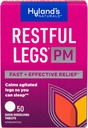 Hyland's Restful Legs PM, nočný vzorec, upokojuje Agitated Legs, takže môžete spať, 50 Quick Dissolving Tablets (Pack of 3)