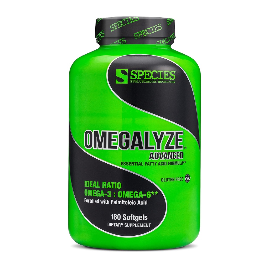 Druhy Nutrition Omegalyze Support Doplnky, Essential Mastné kyseliny Formula, Doplnok k pomoci Maximalizácia zotavenie, Omega 3,6 a 7 Formula,180 Kapsule