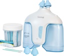 Systém zavlažovania nosa s 50 soľnými paketami (modrá), Sinus Rinse Machine, Čistič nosa pre dospelých sinus, práčka nosa rinsing Sinus Relief Machine