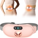 Kúrenie Pad pre obdobie Kŕče, Rýchle vykurovanie s 6 Teploty a 6 Masáže Režimy, Prenosné Menstrual Kúrenie Pad, Belly Obdobie Massager pre ženy a dievčatá, Ružová