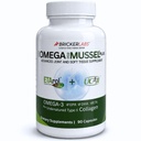 Bricker Labs Omega Cyclo - Mussel Plus UC-II, Premium NZ Green Lipped Mussel Plus UC-II Nedenaturovaný typ II Collagen, Ultimate Joint Supplement for Joint Health and Comfort, 90 Kapsule