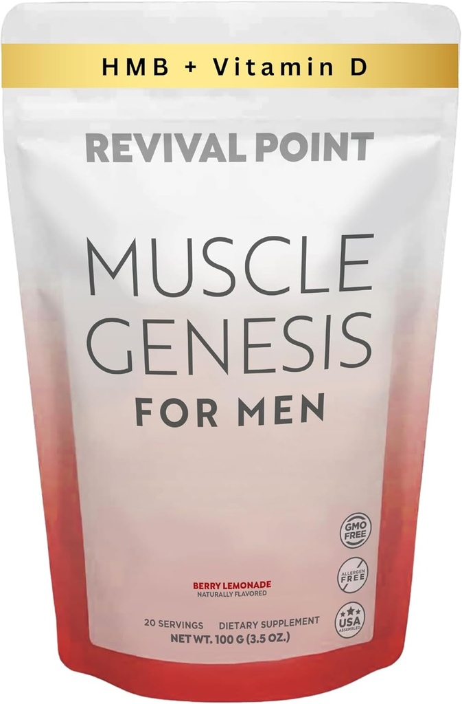 Svalové Genesis HMB a vitamín D3 doplnok s klinicky študoval myHMB, vápnik a VIT C 