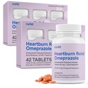 Curist Omeprazol 20 mg Tablety Bulk Balenie - 84 Tablety Count Meadyed- Release - Acid Reflux Medicine for Heartburn Relief (2 balenia po 42 tabliet - 84 tabliet celkom)