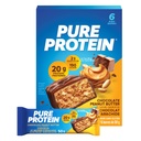 Čisté proteínové tyčinky, bez lepidla, Snack Bars, Čokoládové arašidové maslo, 50 gramov, 6 gróf, {Dovezené z Kanady}