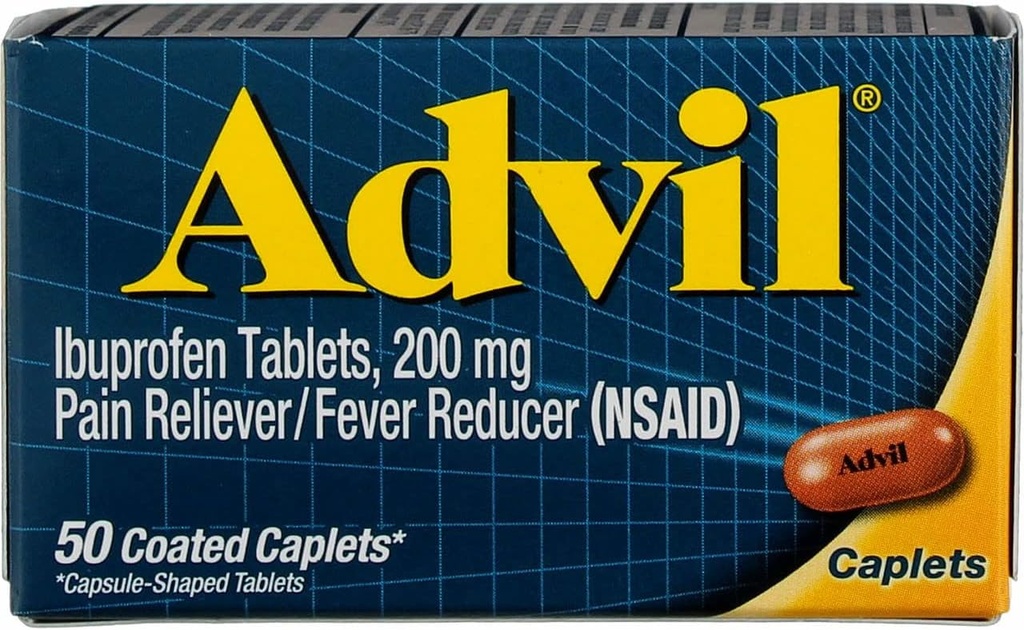 Advil Caplets 50 Ct (2 balenia)