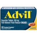 Advil Caplets 50 Ct (2 balenia)