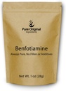 ČISTÉ ORIGINÁLNE SUROVINY Benfotiamín (1 oz) Vždy čistý, bez plnív alebo prísad