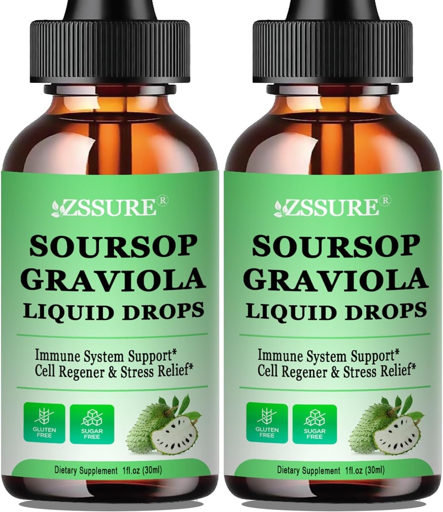 (2 balenia) Soursop Graviola Leaf Liquid Drop 