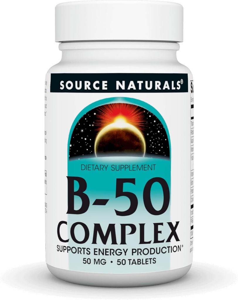 Zdroj Naturals B-50 Complex, podporuje výrobu energie* - 50 tabliet