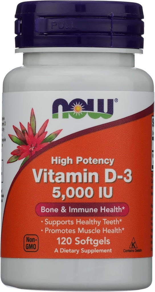 Potraviny D3 5000 IU v olivovom oleji, 120 CT