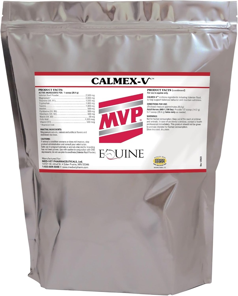Calmex-V (5 lb) Upokojujúca podpora pre kone.