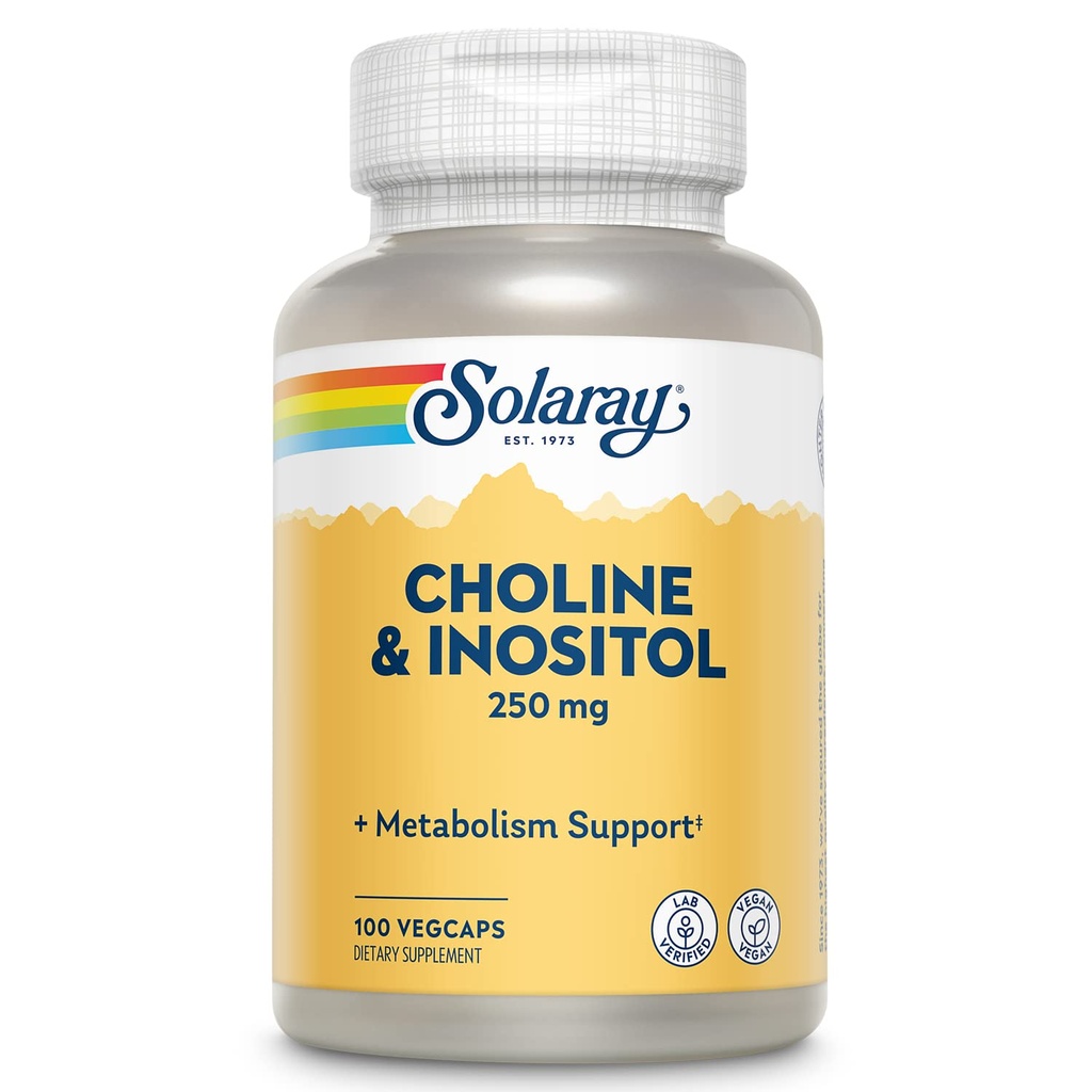 SOLARAY Choline & Inozitol 250 mg