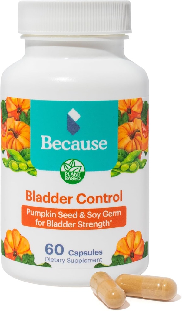 Vzhľadom k tomu, Bladder Relief Supplement with Pumpkin Seed Extract - 60 Kapsule (1 fľaša) - Pomáha znížiť naliehavosť a frekvenciu, podporuje silné svaly panvového dna, Vegan & Non-GMO, Made in The USA
