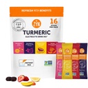 ZYN Electrolyte Nápojové hydratačné balíčky, Electrolyty prášok, hydratačné balíčky w/turmetický kurkumín, vitamín C a D, zinok, hydratačné balíčky s práškom na wellness, balenie odrody 16