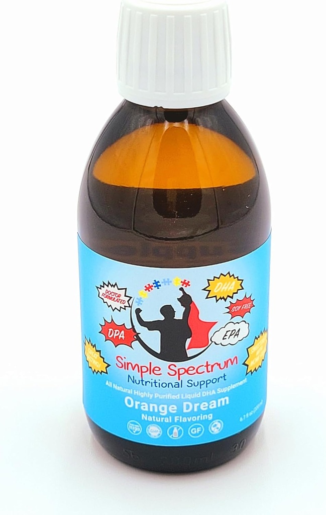 Jednoduché spektrum, všetok prírodný rybí olej, Omega 3 DHA doplnok